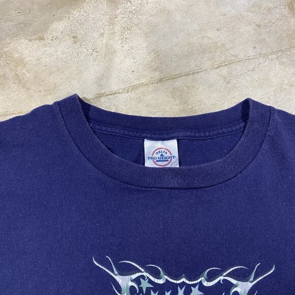 Freedom USA Patriotic Cross Flame Graphic T-Shirt Delta Pro Weight XL - Picture 4 of 8